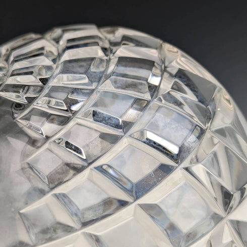 Made in England Cut glass Sterling silver decoration Ships decanter MAPPIN and WEBB